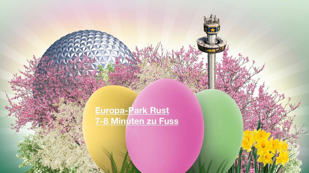 Gaestehaus Tante Tienchen 7 Minuten Zu Fuss Zum Europa Park , Plus Kostenloses Parkplatzticket Rulantica ,Alle Unsere Suiten Haben Einen Balkon Руст Экстерьер фото